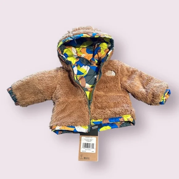 NWT Baby The North Face Reversible Mount Chimbo Geometric Winter Jacket 3-6 Mon - Picture 8 of 13